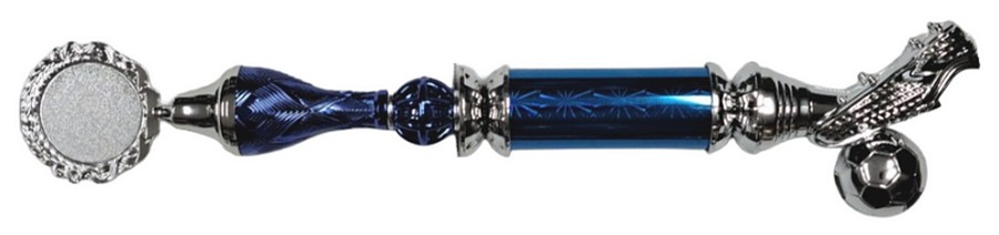 Scepter 2781 Voetbal Blauw-Zilver-Zwart LAATSTE 3 xOP=OP!!